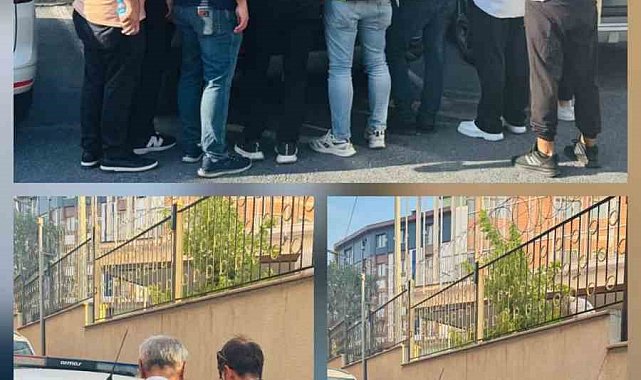 Esenler TEM'de trafiği felç eden düğün konvoyu kamerada