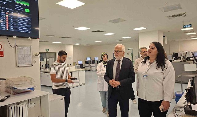 Eskişehir Şehir Hastanesi'nde laboratuvar hizmetleri yerinde incelendi