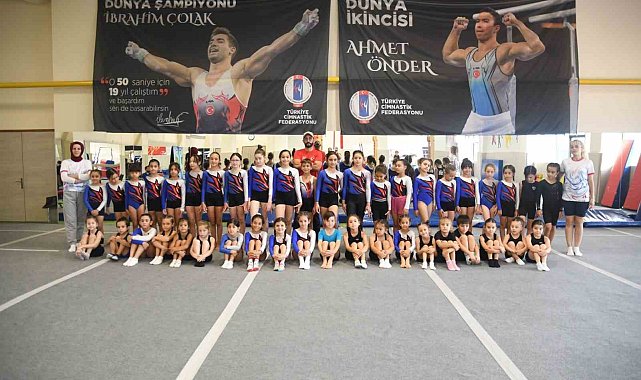 Eskişehir'de minik cimnastikçiler geleceğe hazırlanıyor