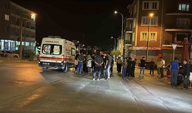 Eskişehir'de motosikletin yayaya çarptığı kazada 2 kişi yaralandı