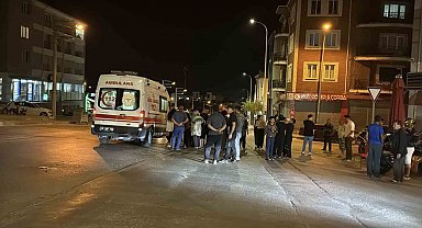 Eskişehir'de motosikletin yayaya çarptığı kazada 2 kişi yaralandı