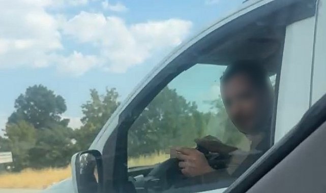 Eskişehir'de trafikteki kavga kamerada