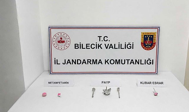 Eskişehir'den aldığı uyuşturucuyla Bilecik'e gelirken yakalandı