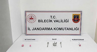 Eskişehir'den aldığı uyuşturucuyla Bilecik'e gelirken yakalandı