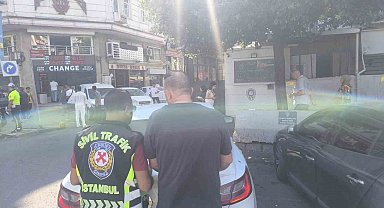 Fatih'te trafikte makas atan sürücüye 96 bin TL ceza
