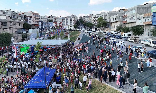 Gaziantep Büyükşehir Vatan Mahallesi'nin çehresini değiştirecek yeni parkı açtı