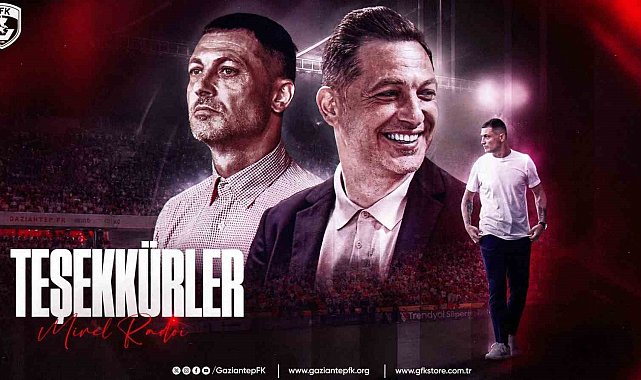 Gaziantep FK'da Teknik Direktör Mirel Radoi dönemi sona erdi