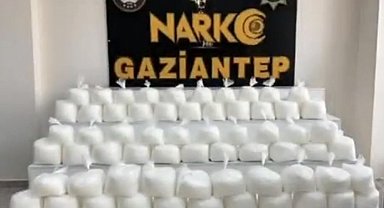 Gaziantep'te 108 kilo uyuşturucu ele geçirildi: 1 gözaltı