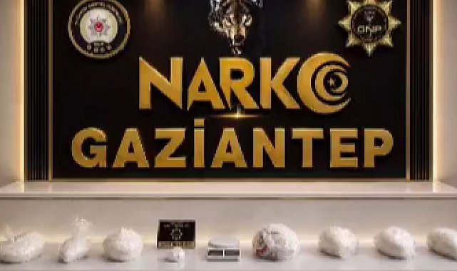 Gaziantep'te 7 kilo uyuşturucu ele geçirildi: 2 gözaltı