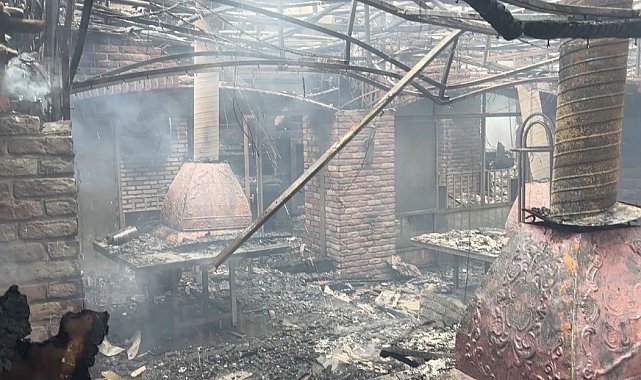 Gaziantep'te restoran yangını söndürüldü