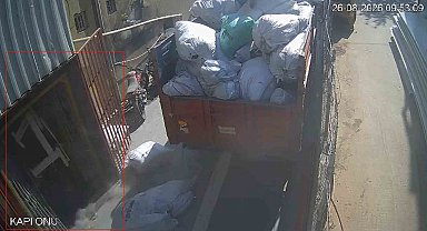 Gaziosmanpaşa'da işçinin yaralandığı asansör kazası kamerada