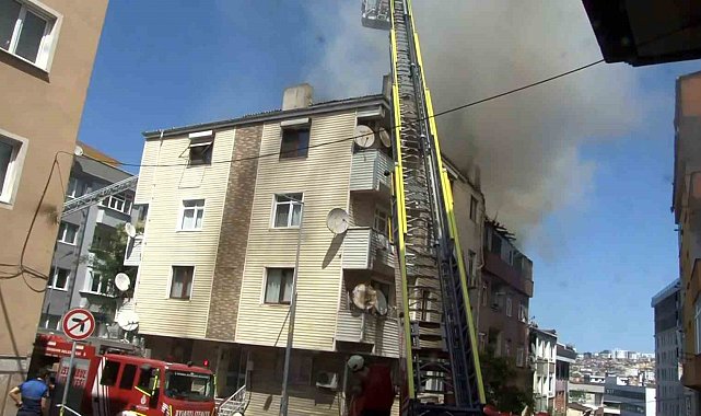 Gaziosmanpaşa'da korkutan yangın