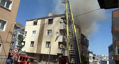 Gaziosmanpaşa'da korkutan yangın
