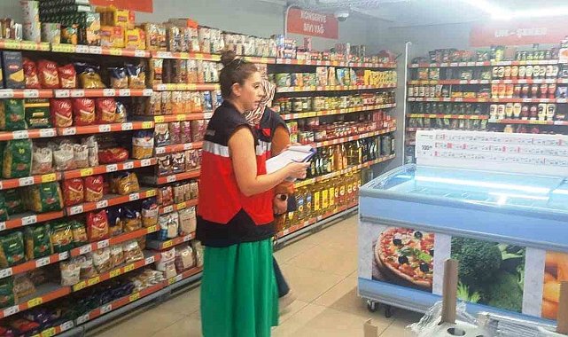 Gediz'de gıda işletmelerine denetim