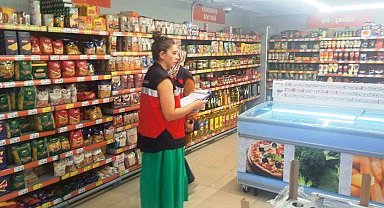 Gediz'de gıda işletmelerine denetim