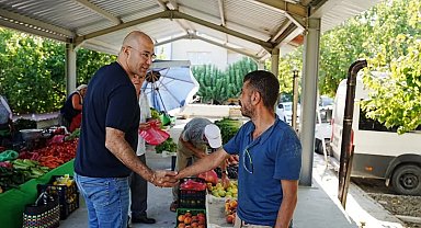 Germencik'te kapalı pazar yeri esnaf ve vatandaşların hizmetine sunuldu