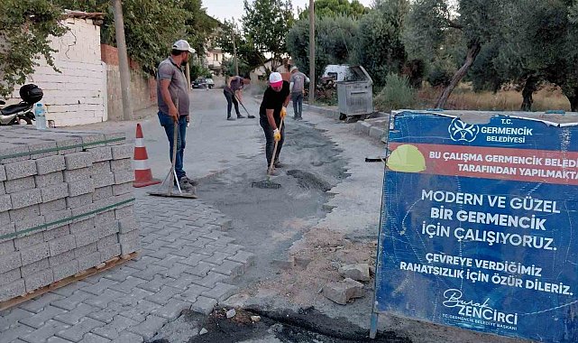 Germencik'te yol bakım ve onarım çalışmaları sürüyor