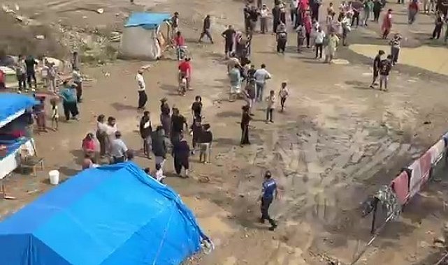 Giresun'da konar göçerlerin konakladığı alanda gerginlik yaşandı