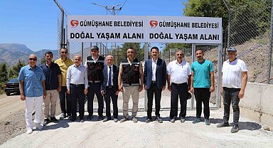 Gümüşhane'de sokak hayvanları için doğal yaşam alanı açıldı