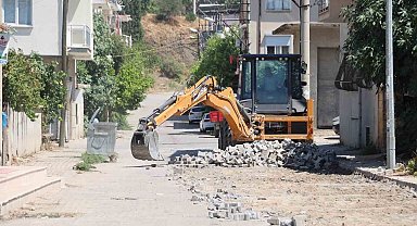 Gündoğan Mahallesi'nde yol çalışması başladı
