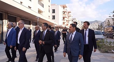 Hatay'daki yeniden inşa çalışmaları havadan ve karadan incelendi