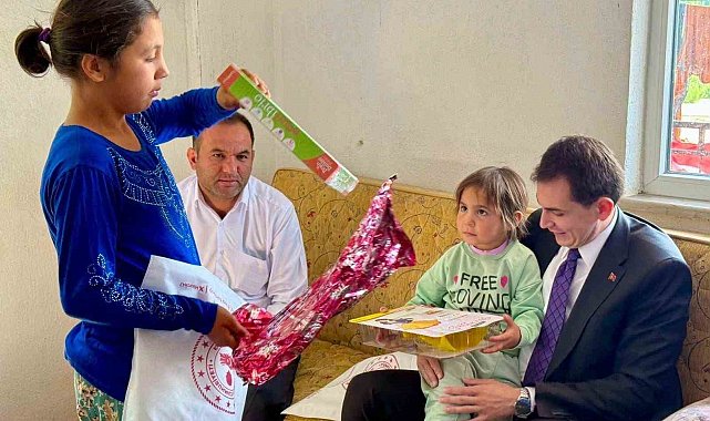 Hisarcık Kaymakamı Atam'dan Kurtdere Köyünde aile ziyareti