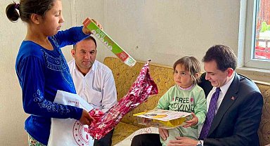 Hisarcık Kaymakamı Atam'dan Kurtdere Köyünde aile ziyareti