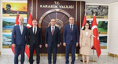HSK üyesi Sait Özdemir, Vali Çağatay ile görüştü