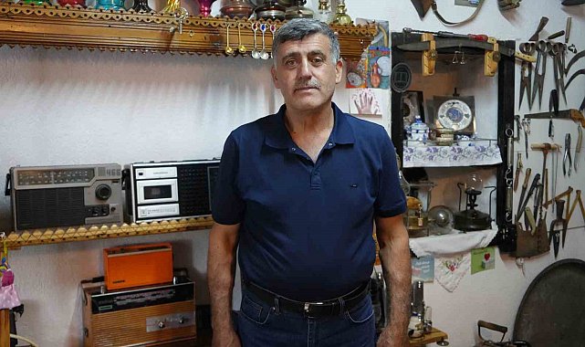 İki parçayla başladı, 35 yılda 3 bin eşyalık müze kurdu
