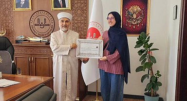 İl Müftülüğünde ihtida merasimi gerçekleştirildi