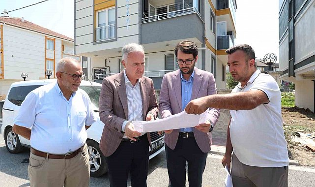İnegöl Belediyesi'nden yeni mahalleye 64 araçlık otopark