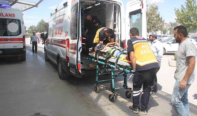 İnşaatın 3'üncü katından düşen usta yaralandı