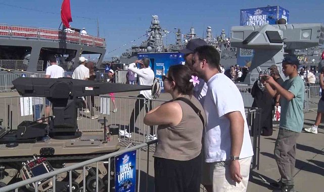 İnsansız kara aracı "BARKAN 2" TEKNOFEST Mavi Vatan'da yerini aldı