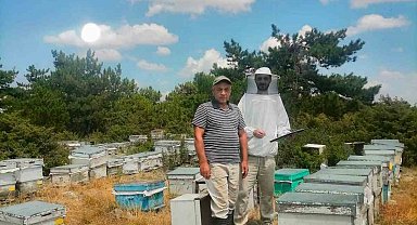 İscehisar'da arılı kovanların tespiti için saha çalışması