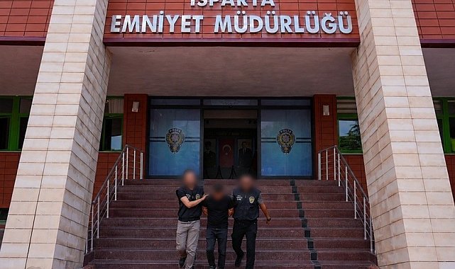 Isparta'da 20 yıl 9 ay 12 gün hapis cezasıyla aranan şahıs yakalandı