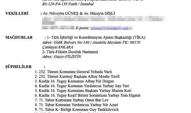 İstanbul Cumhuriyet Başsavcılığı'ndan Afek Moskovitch'e dava