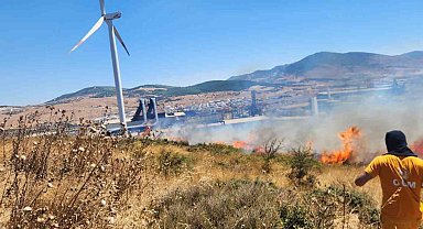 İzmir Aliağa'da fabrikalar bölgesindeki yangın kontrol altına alındı