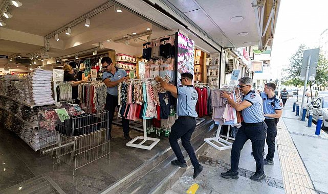 İzmir'de ana arterlerde kaldırım işgaline geçit yok