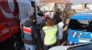 Jandarma tarafından 7 düzensiz göçmen yakalandı