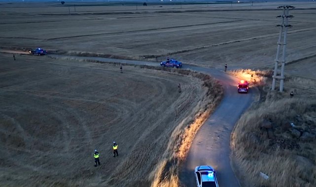 Jandarmadan anız yangınlarına karşı dron destekli devriye