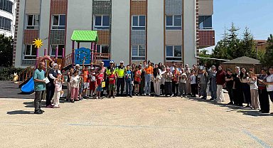 Jandarmadan öğrencilere trafik eğitimi