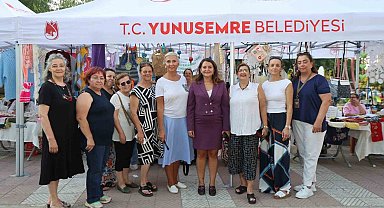 Kadınların el emeği gece pazarında görücüye çıktı