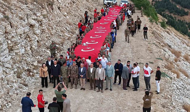 Kahramanmaraş'ta Bayrağa Saygı Yürüyüşü gerçekleştirildi