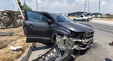 Kahramanmaraş'ta trafik kazası: 3 yaralı