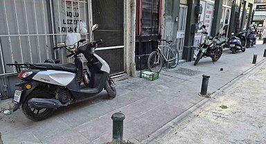 Kaldırımlar otoparka döndü
