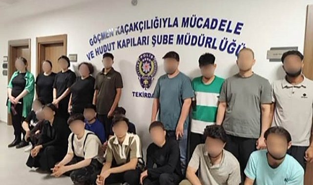 Kamyonette 19 düzensiz göçmen yakalandı: Sürücü tutuklandı