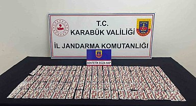 Karabük'te bin 901 sentetik ecza ele geçirildi