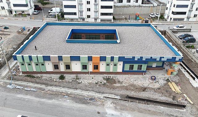 Karabük'te yeni anaokulu inşaatı sürüyor