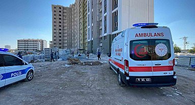 Karaman'da 12'nci kattan düşen inşaat işçisi hayatını kaybetti