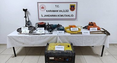 Karaman'da jandarmanın yakaladığı 34 kişiden 3'ü tutuklandı